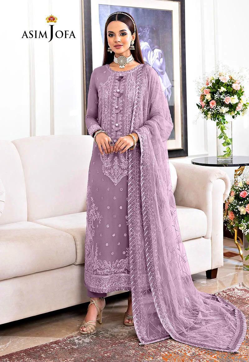 EMBROIDERED CHIFFON , ORGANZA 3 PCS