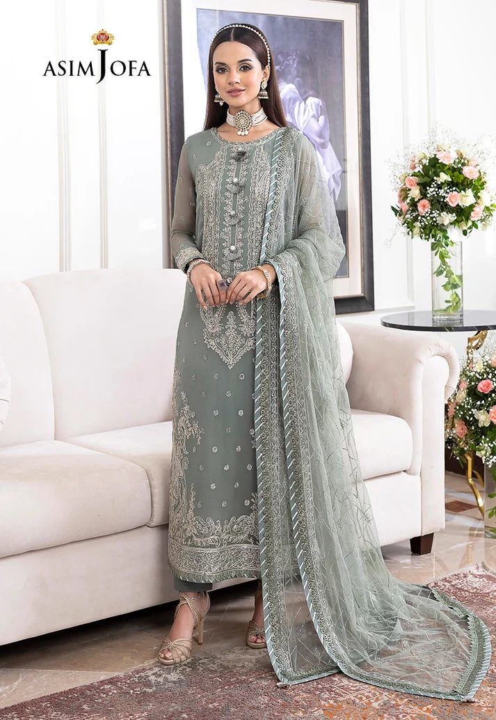 EMBROIDERED CHIFFON , ORGANZA 3 PCS