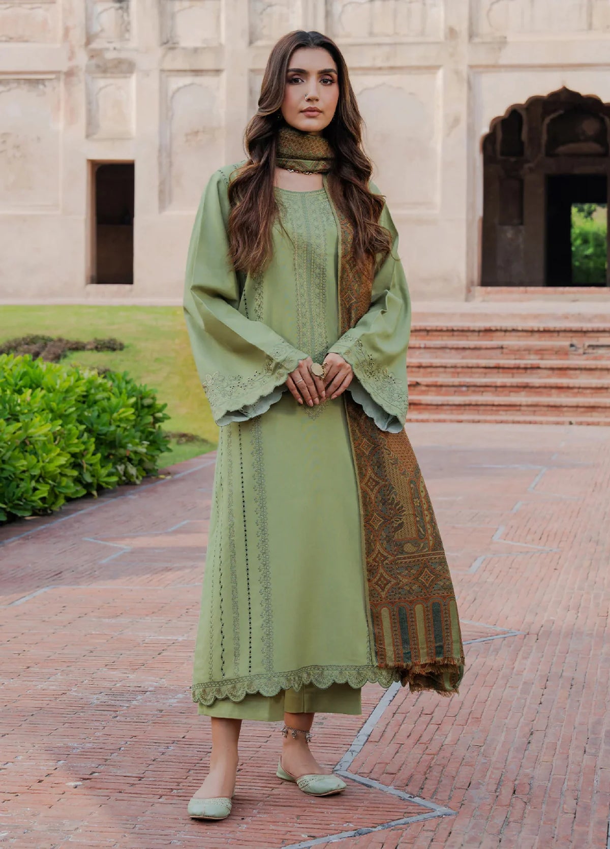 Nooraniyat by Izel Embroidered wool Suits Unstitched 3 Piece IZ25NW Haseen