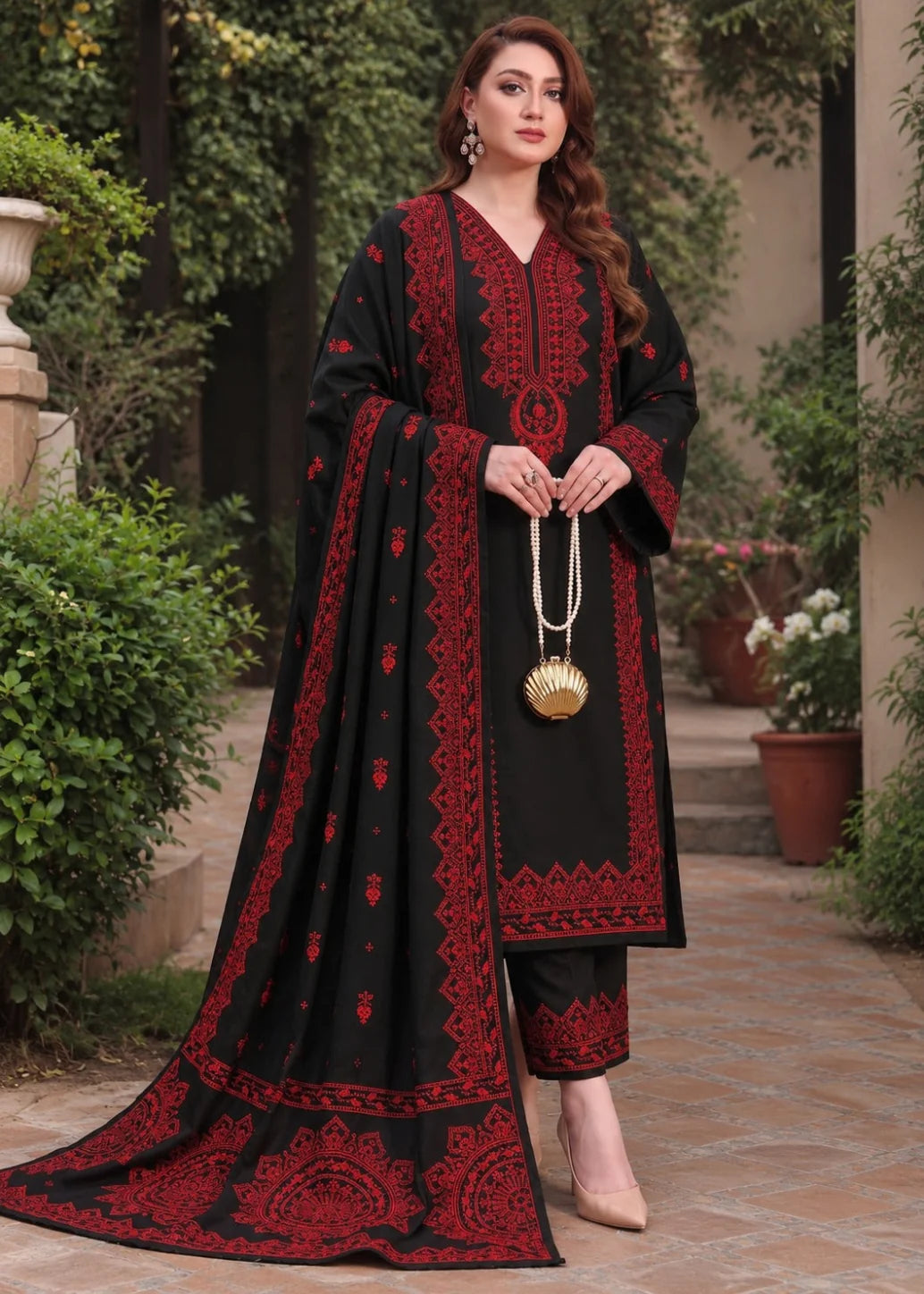 3PC Dhanak Suit AP095