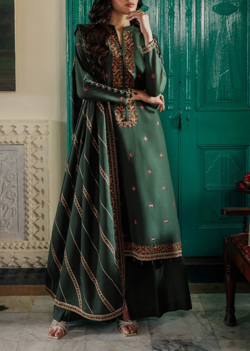 3pc Marina Dress With Embroidered Marina Shawl.