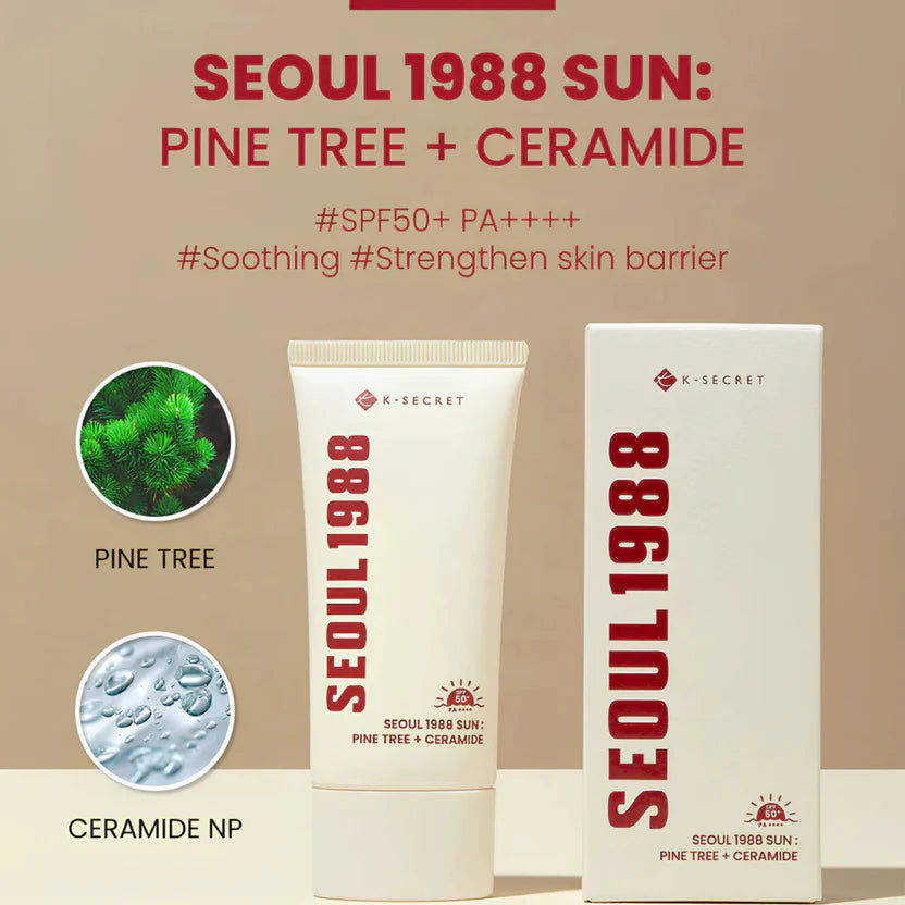 K-Secret Seoul 1988 Sun Pine Tree + Ceramide SPF 50 PA++