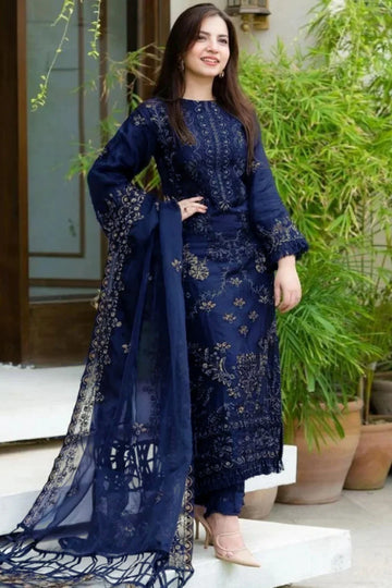 DARANILL EMB 3PC SUIT BS-1004 BLACK