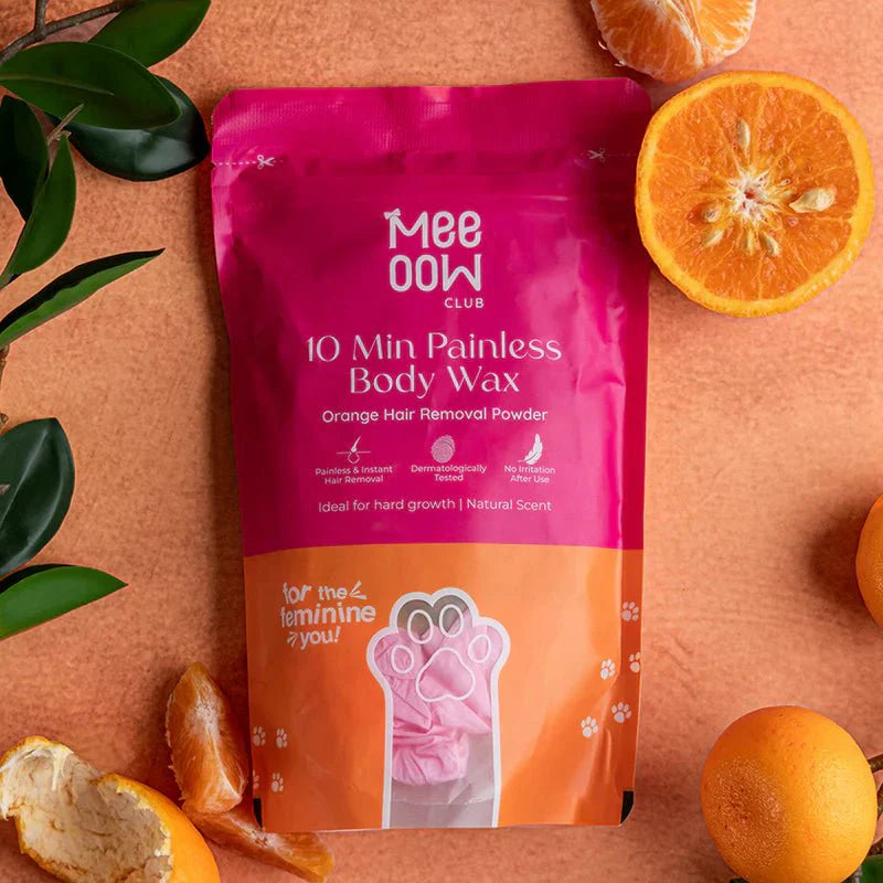 Painless Orange Wax Powder Kit — At-Home Hair Removal